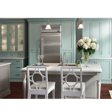 luxury champagne solid wood kitchen cabinets with island home kitchen appliance